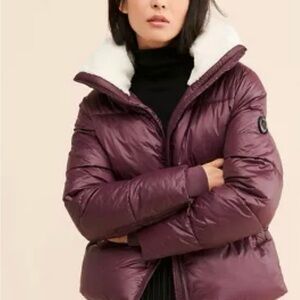 Noize Plum Felicia Puffer NWOT size S/P